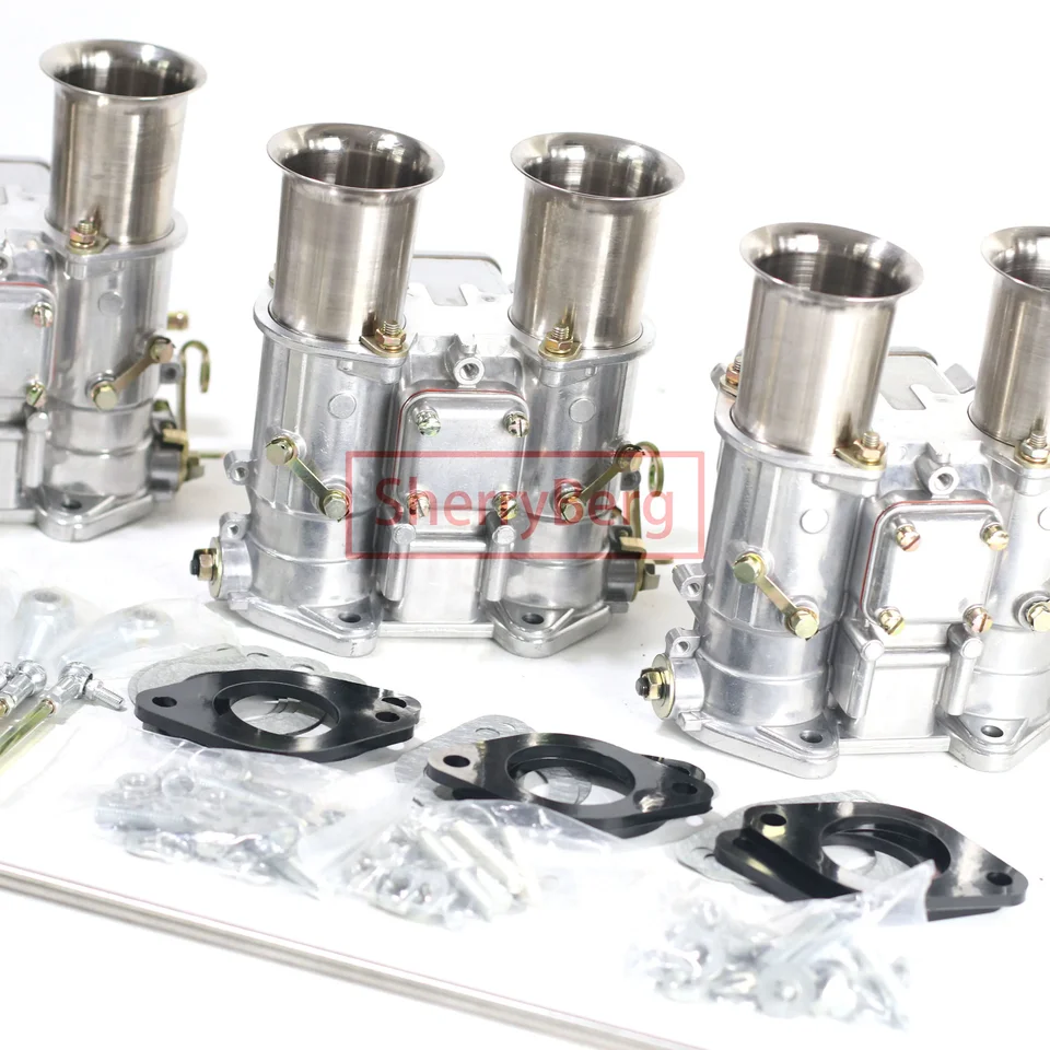 SherryBerg Carb 키트, 오스틴 힐리 3000 100/6 트리플 기화기, 웨버 EMPI 델로토 카브레타 변환, 40 DCOE