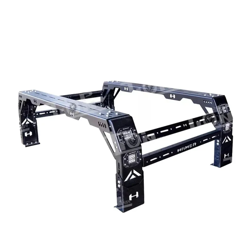 픽업 트럭 적재함용 라이트 스포츠 바 롤 케이지 외부 액세서리 나바 L200 Dmax