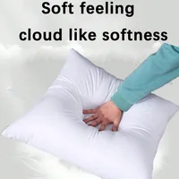 1 piece core pillow pillow, 45x45cm, various sizes for sofa, bed or backrest inner liner inner cushion core square pillow core