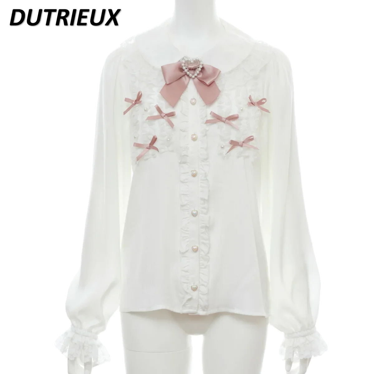2024-spring-new-sc-cute-japanese-style-sweet-blouse-top-for-women's-shirts-bow-lace-stitching-heavy-industry-lolita-shirt-camisa