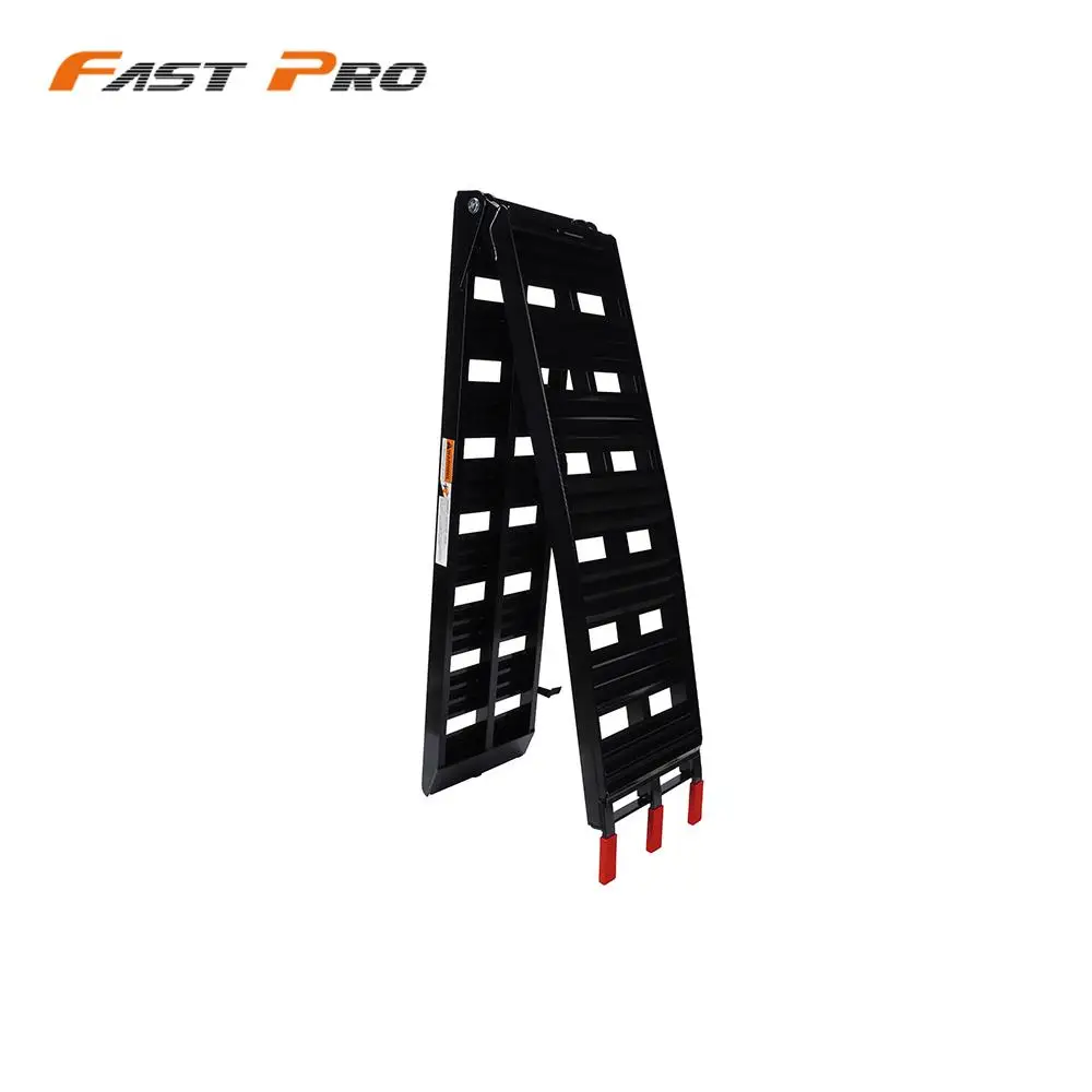 Universal Motorcycle Scooter Ramp Portable Ladder Aluminum Alloy Durable BlackFor ATV UTV Motorbike KTM HONDA