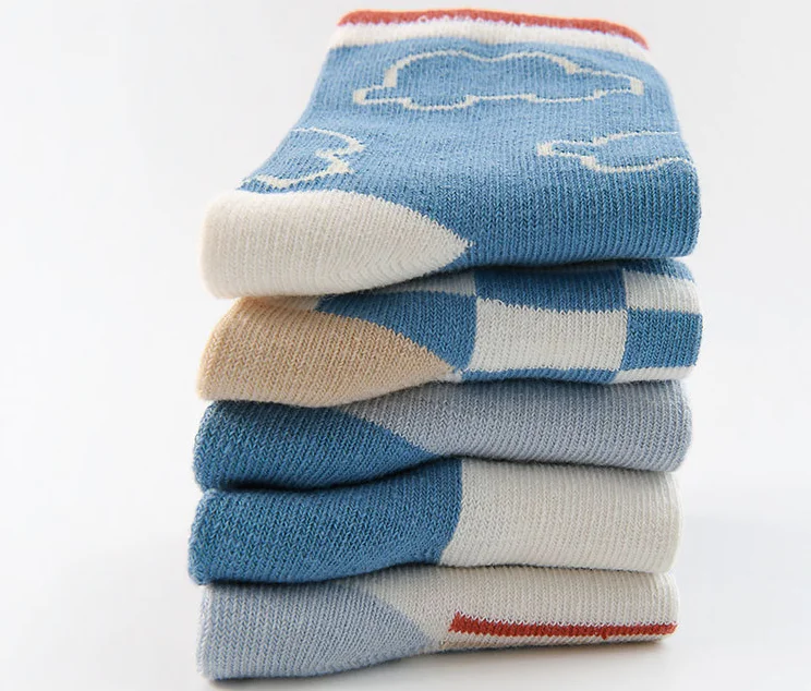 Рисунок 5 - 5 пар, Детские хлопковые носки