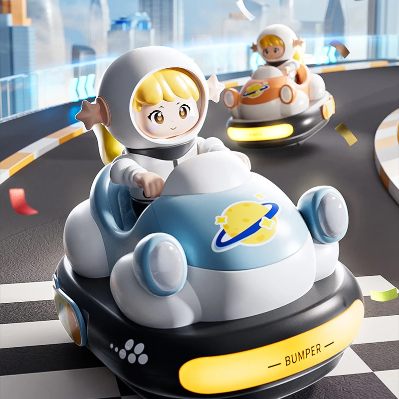 Space collision car RC battle collision catapult remote control car model parent-child interaction two person children's toy 5