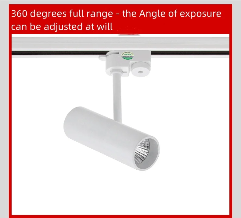 Description Picture 6 of itemLED Track Lighting Modern Design Black White AC90-240V 12W 15W COB Rail Lamps for Home Commercial Retail Spotlight