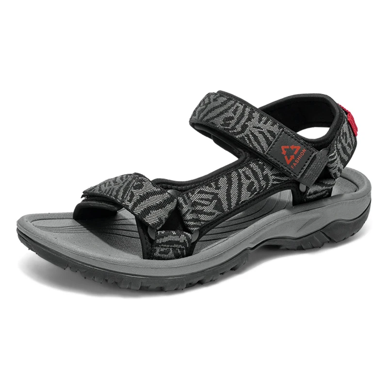Classic Men's Hiking Sport Sandals Lightweight Leisure Beach Shoes Summer Open-Toe Breathable Travel Walking Sandials