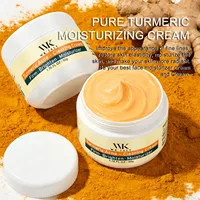 Crème faciale anti-acné au curcuma WK JALY, réduit les éruptions cutanées, éclaircit, nettoie la peau, hydrate, lisse, avec de l'aloe vera naturel 3