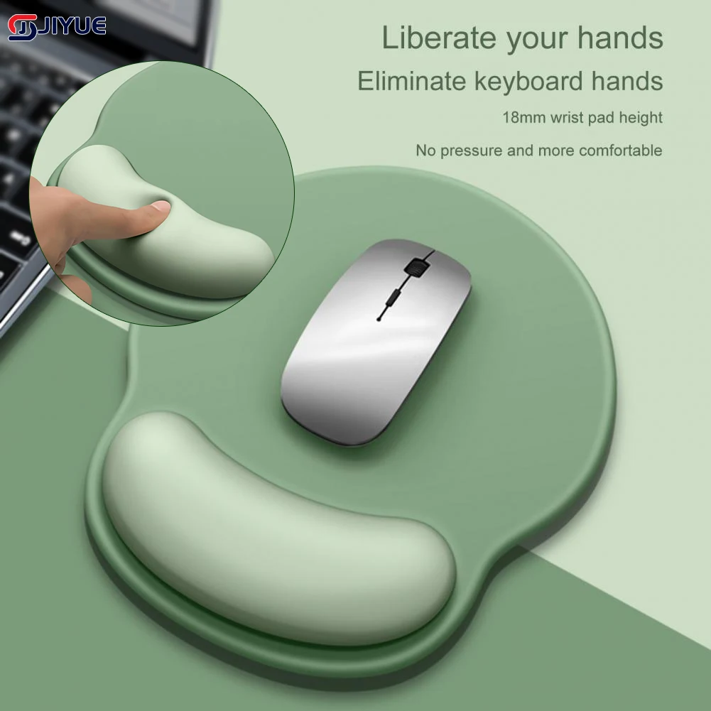Ergonomic Mouse Pad com Suporte de Pulso Almofada Gaming Mice Mat pc Home Laptop Desktop Suporte de Mão 3d Escritório