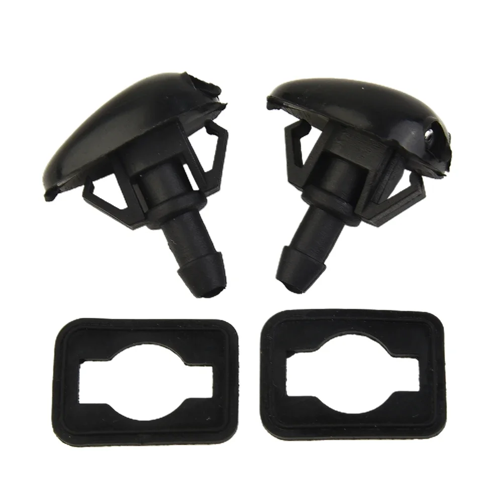 2pcs Front Windshield Washer Nozzle ABS Auto Parts For Nissan Navara D22 D40 1998-2015 For Silvia 200sx ADM S14 07/1996-1998 front wiper washer nozzle