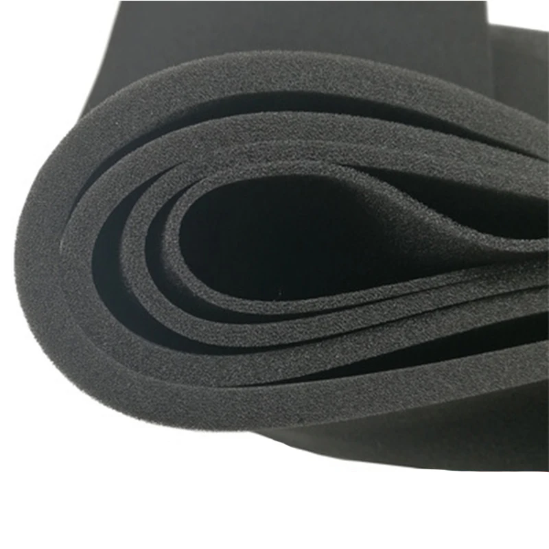 1000mm*1000mm*3mm 5mm 10mm 캐비닛 섀시 방진 면 먼지 필터 스펀지 에어 필터 면 3mm/5mm/10mm 두께 중간 구멍