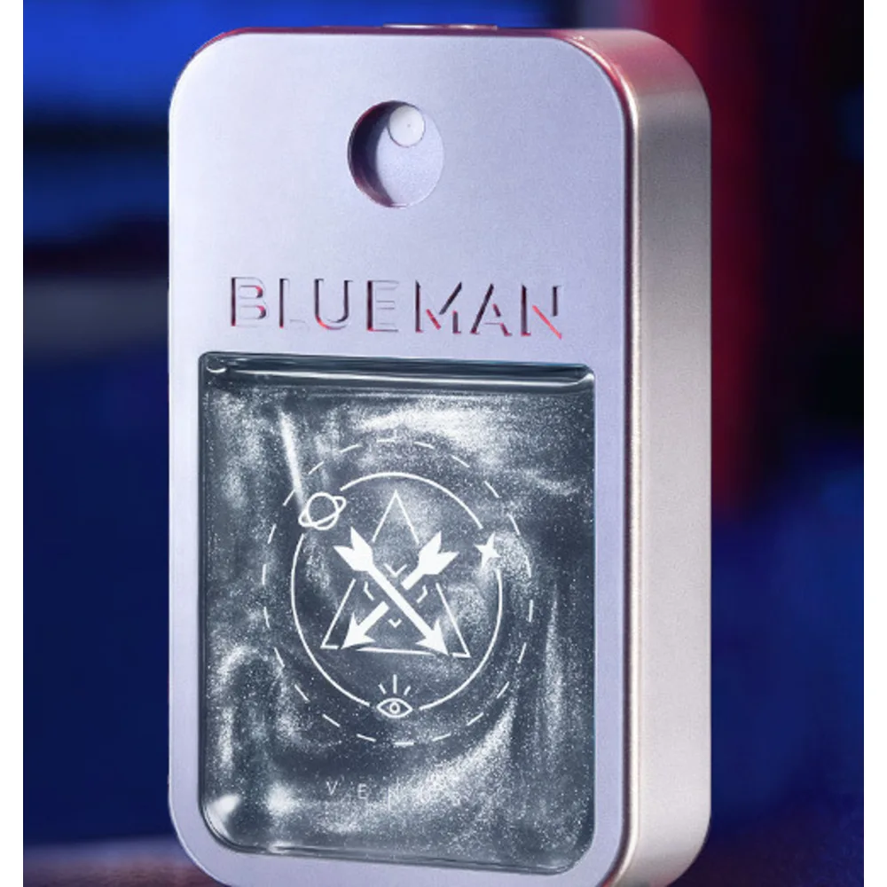 Neues blaues Herrenparfüm, anhaltender Duft, leichter Duft, blauer Duft, Kölnisch Wasser, große Markentasche für Studenten_voghion.com