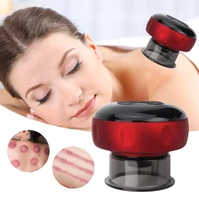 

Cupping Massager Electric Vacuum Cupping Gua Sha Massage Machine Anti-Cellulite Heating Therapy Suction Cup Scraping Health Care