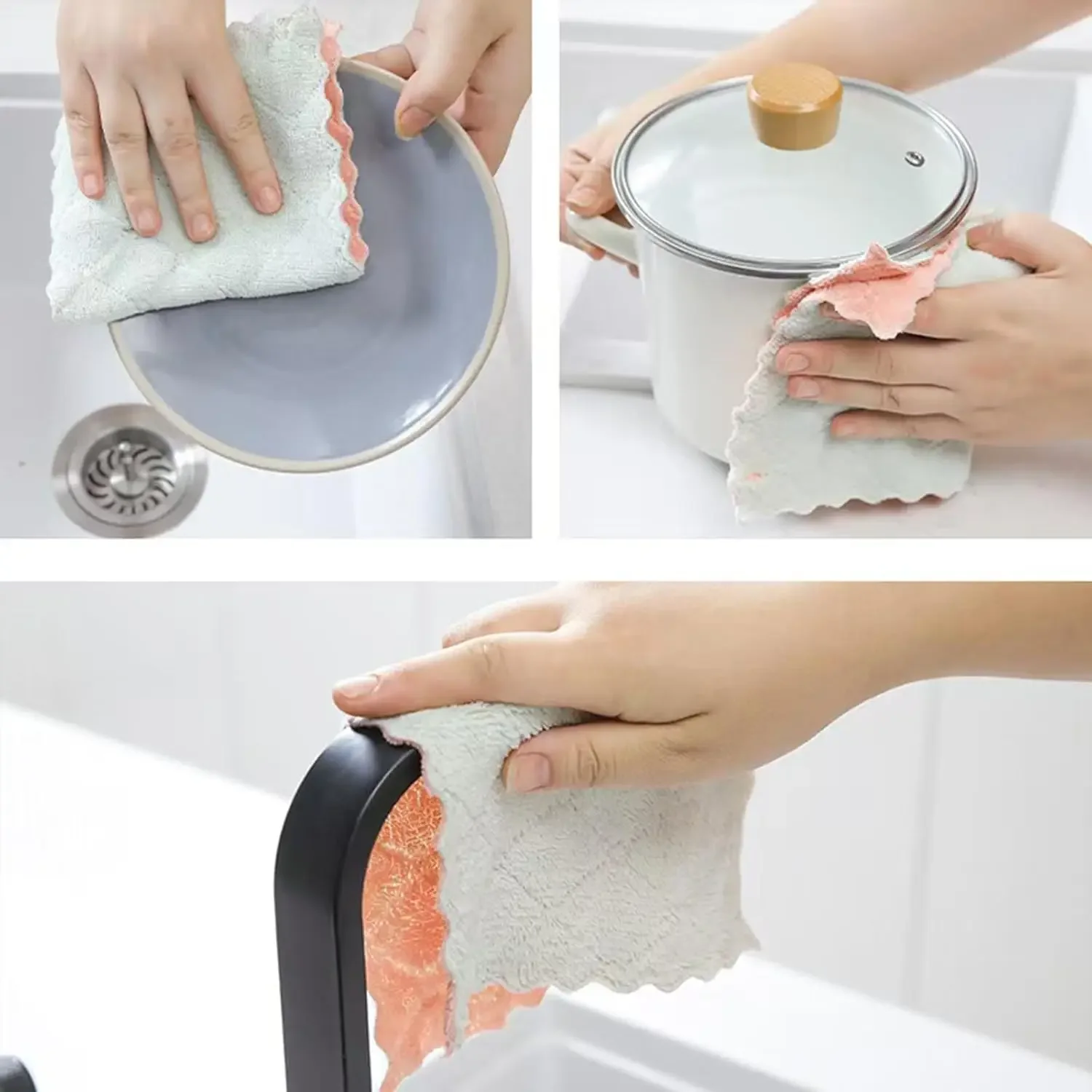 20 Pack Microfiber Kitchen Cleaning Towels