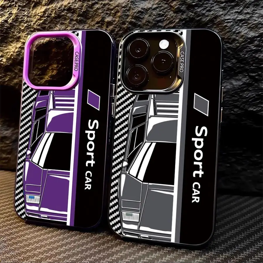 Sleek Soft Cover Cool Car Design Phone Case