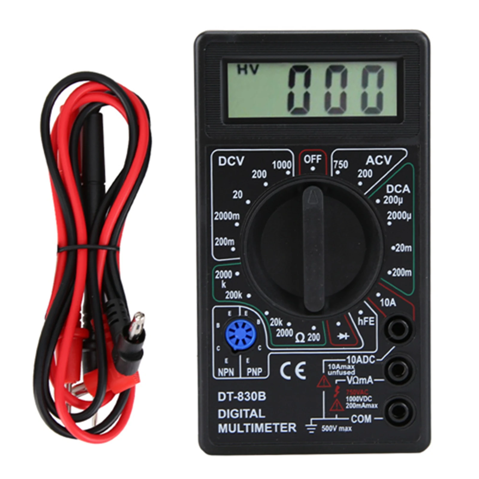 Digital Multimeter for Amp Volt Ohm Test