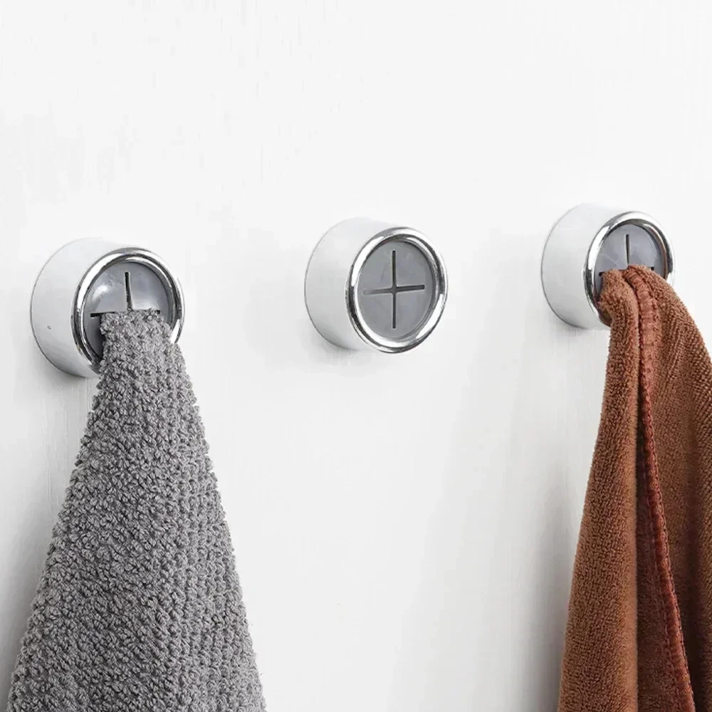 4/1Pcs Self Adhesive Towel Plug Holder Wall Mounted Bathroom Organizers Towel Hooks Storage Rack Kitchen Rags Dishcloth Clips 2