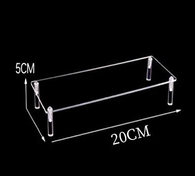 Clear Acrylic Display Stand For Anime Figures Cupcake Shelf Organizer Desserts Holder Jewels Display Risers Stand Perfume Stand