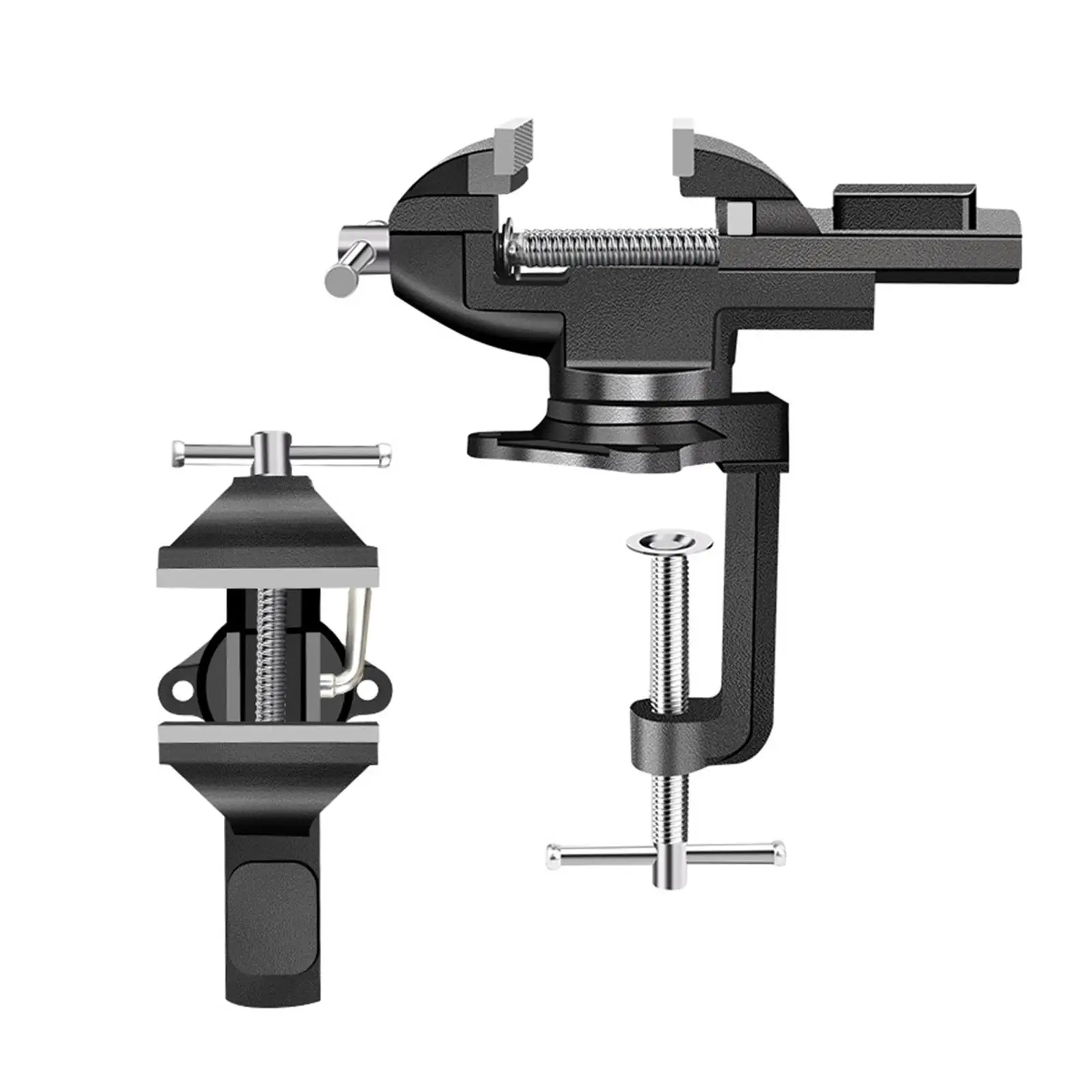 Table Vise Bench Vise 360 Degree Rotating Hand Tools Mini Universal Clamp on Vise Tabletop Clamp for Model Craft_voghion.com