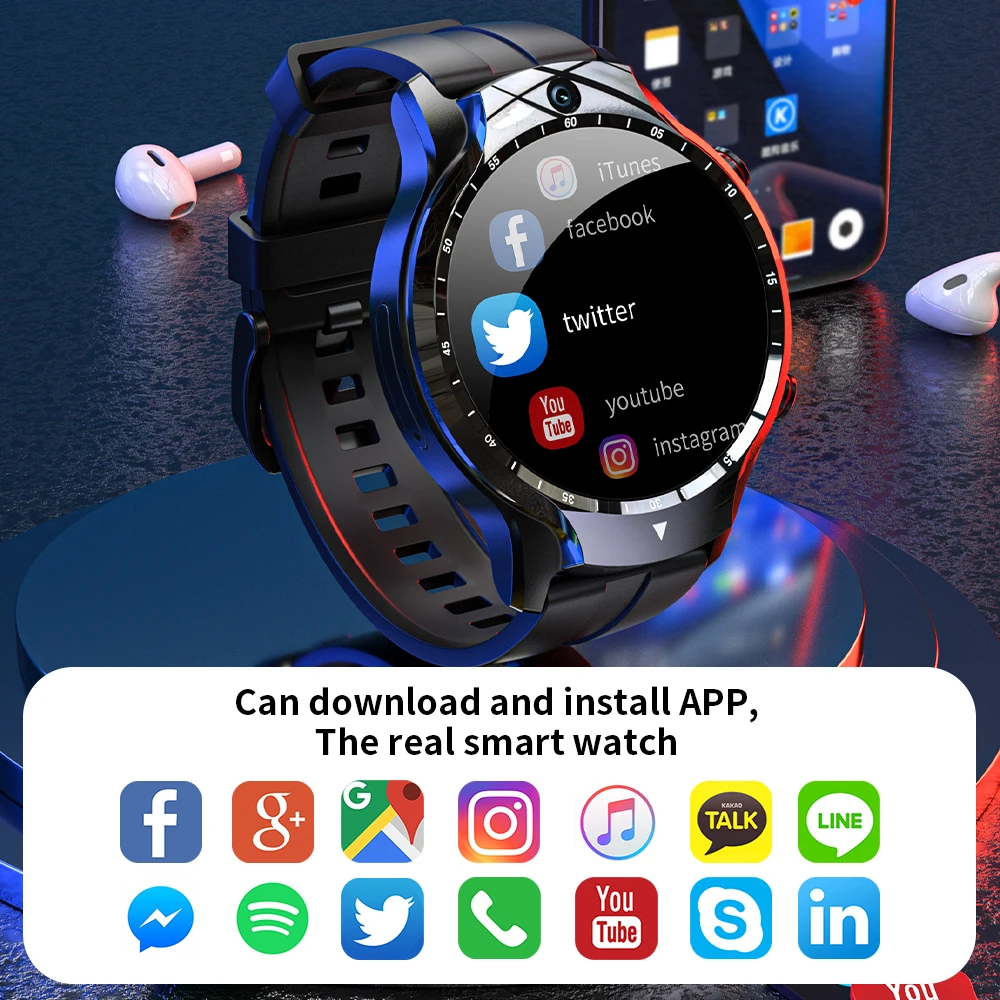 LOKMAT APPLLP 5 ȵ̵ Ʈ ġ, 4G Ʈũ  GPS,   ī޶, 4G + 128G 丮 ġ,  ޴