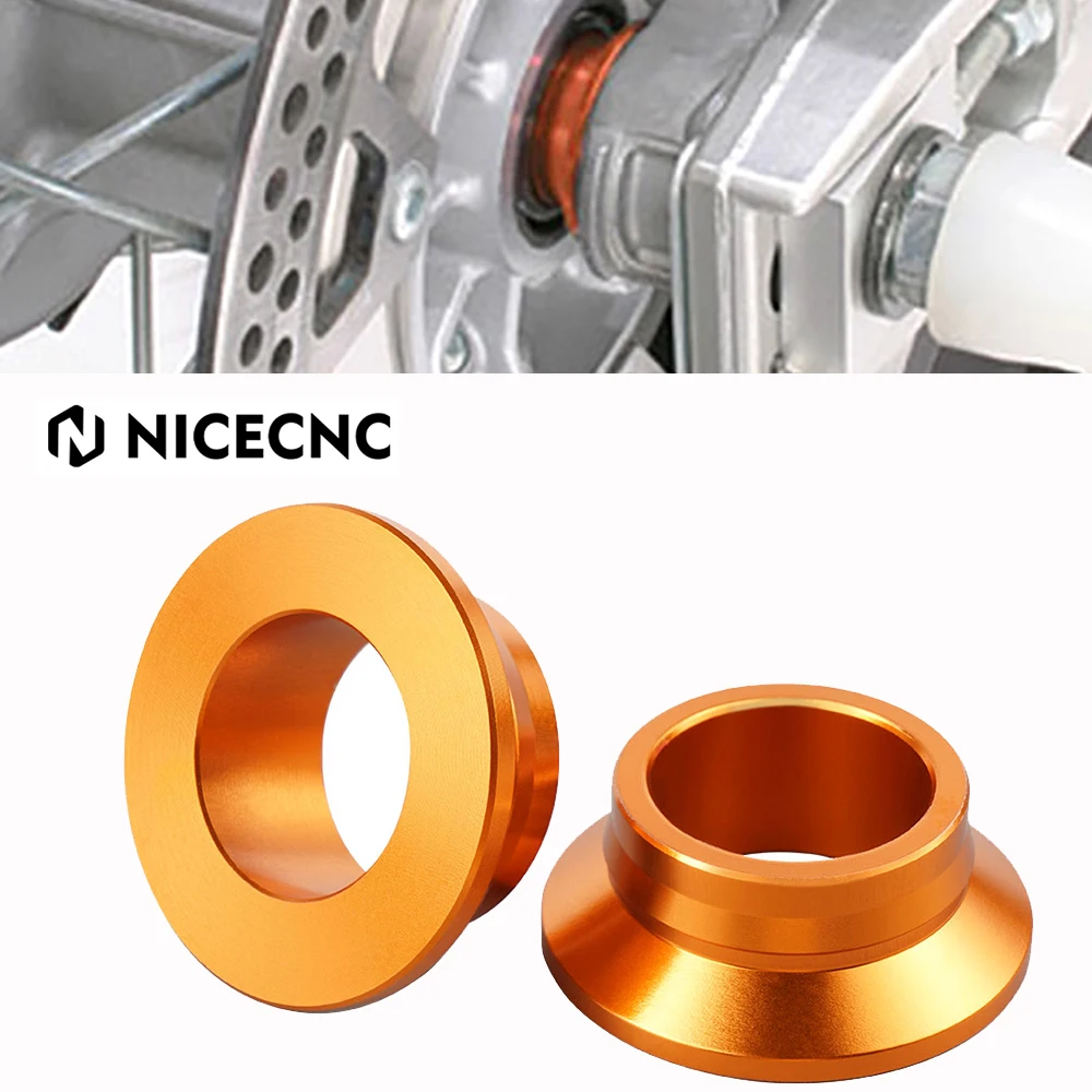 Rear Wheel Hub Spacers wheel hub spacers kit For KTM 125 150 200 250 300 350 400 450 SX SX-F SXF Factory Edition XC XCF For Husqvarna TC FC TX FX FS