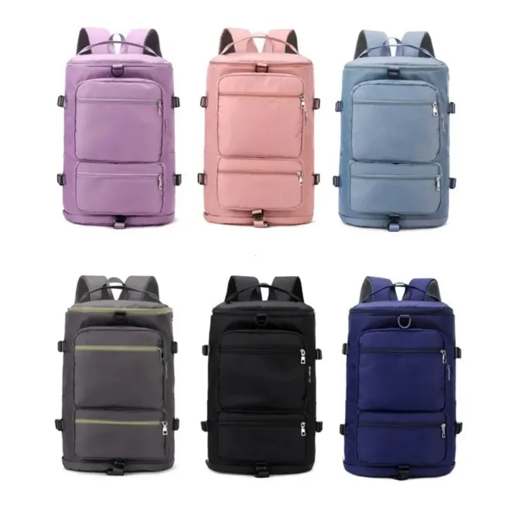 Women Large Travel Backpacks Waterproof Stylish Casual Daypack Bags with Luggage Strap Backpack Ladies Sports Yoga Luggage Bags - 6