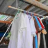 Stitching Clothes Rail Picking Rod Tie Home Fork Adjustable Clothesline Pole Zinc Alloy Elderly Splicable 3