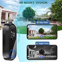 5G 2.4G WiFi Video Doorbell 1080P Wireless Bell Tuya APP Smart Intercom Camera IP65 Waterproof Ring Bell with 7000mAh Battery 4