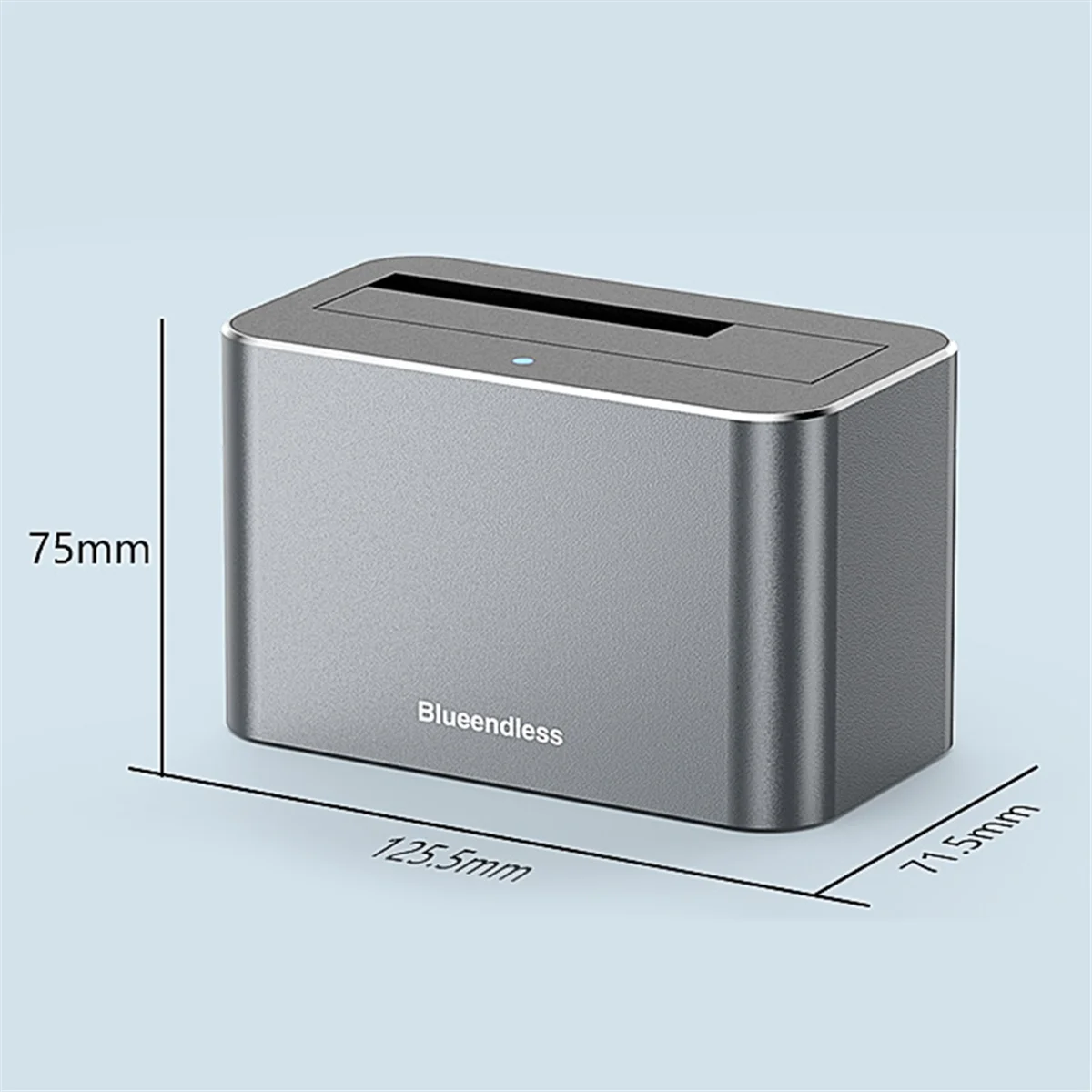 SAS to USB 3.0 Hard Drive Docking Station, 5Gbps High-Speed Adapter, Supports 20TB,for 2.5/3.5 Inch SATA/SAS EU PLUG-AB01