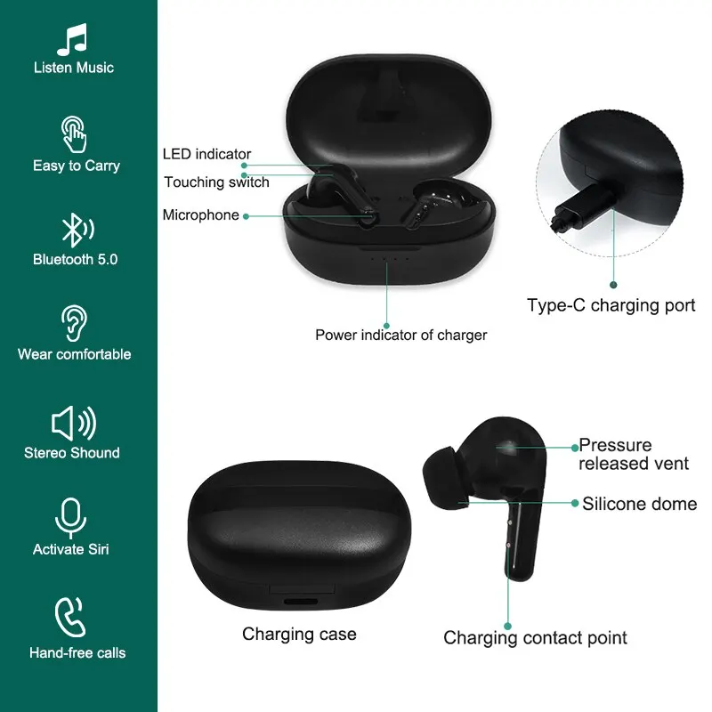 Hearing Aid Rechargeable Hearing Aids Bluetooth Hearing Aid APP Control Digital Sound Amplifier For Deafness Moderate to Severe Loss