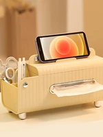 Paper Towel Box Multifunctional Desktop Remote Control Storage Paper Drawer Home Living Room Dining Room Coffee Table Decoration 2