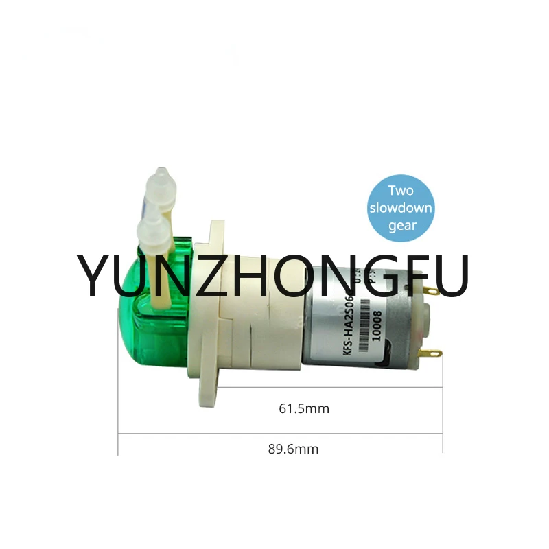 

KFS 6V 12V 24V dc brushed motor water dosing simple peristaltic pump transfer hydrochloric acid formic acid