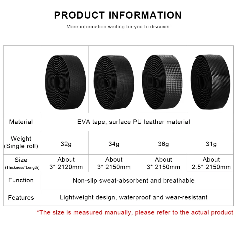PU+EVA Anti-Slip Bike Handlebar Tape 6