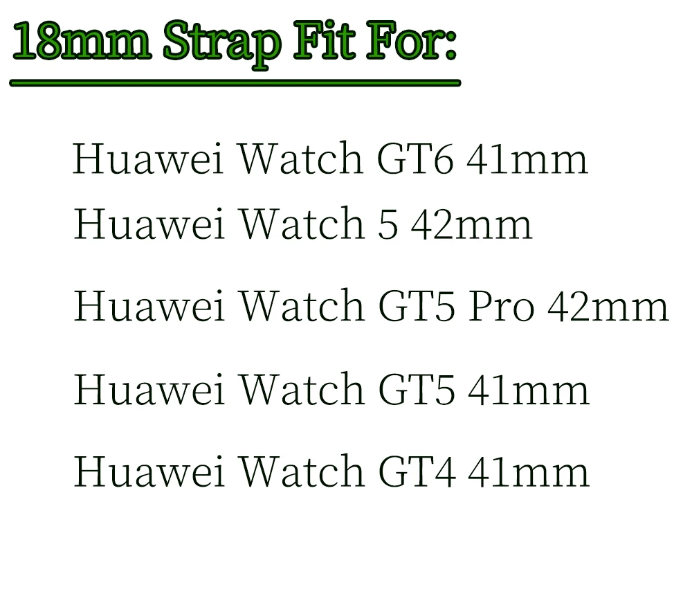 18mm Colorful Buckle Replacement Strap