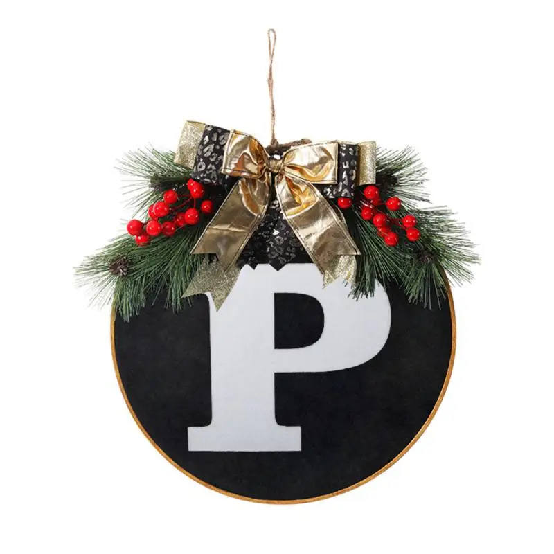 thumbnail image 1 of 1PCS Stylish And Sophisticated Door Hanging Convenient Christmas Wreath Durable Pendant Christmas Decoration, 1 of 5