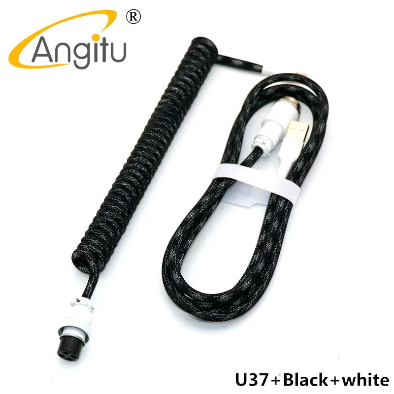 Angitu Matt Colored GX16 Aviator Connector 1 Set 11Colors Industrial Style Aviation Plug 4Pin Male And Female Gold Black White usb c
