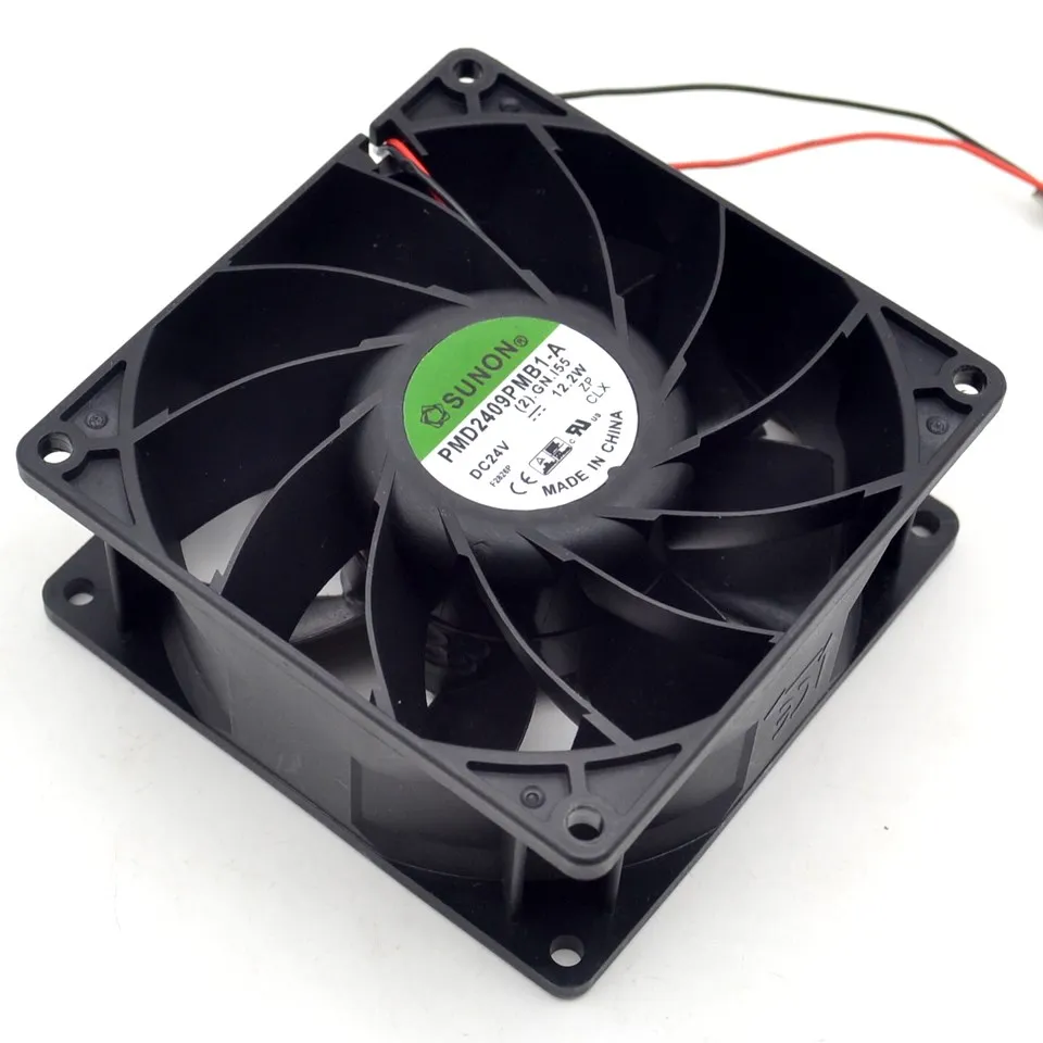 uxcell 冷却ファン DC 24V 0.30A 4000RPM 90x90x25mm 超低音動作 電子機器 1個 冷却ファン MQ20​​060HBL DC24V 200X200X60