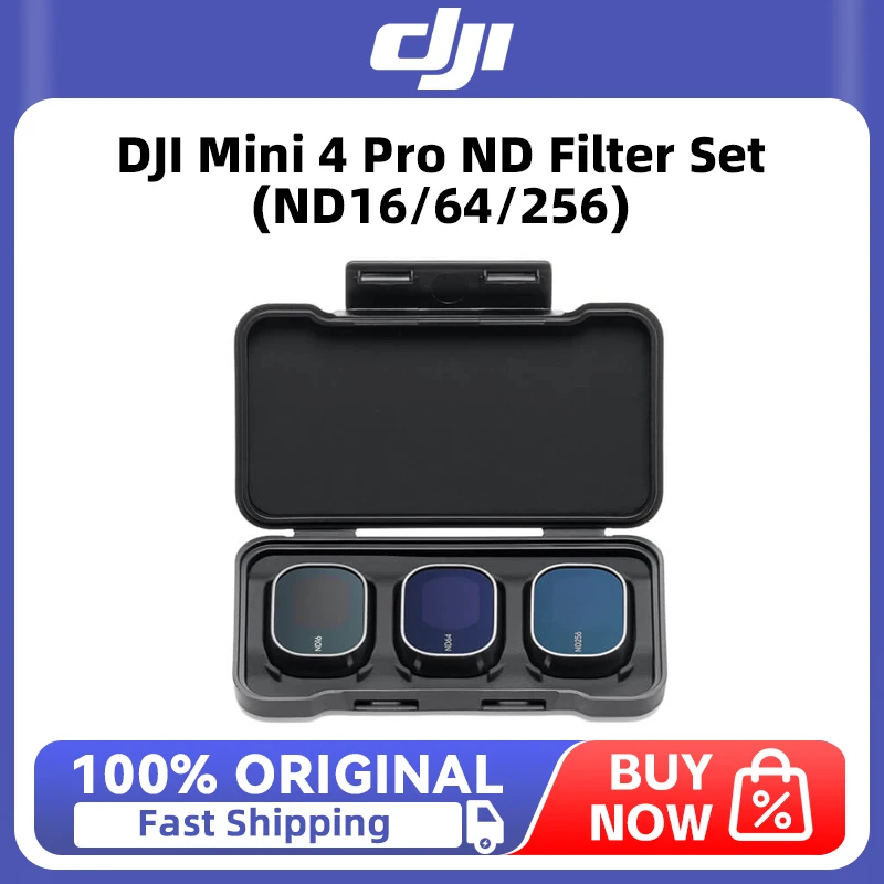 Jeu de 3 Filtres ND DJI Mini 4 Pro ND16/64/256 - Accessoire Drone