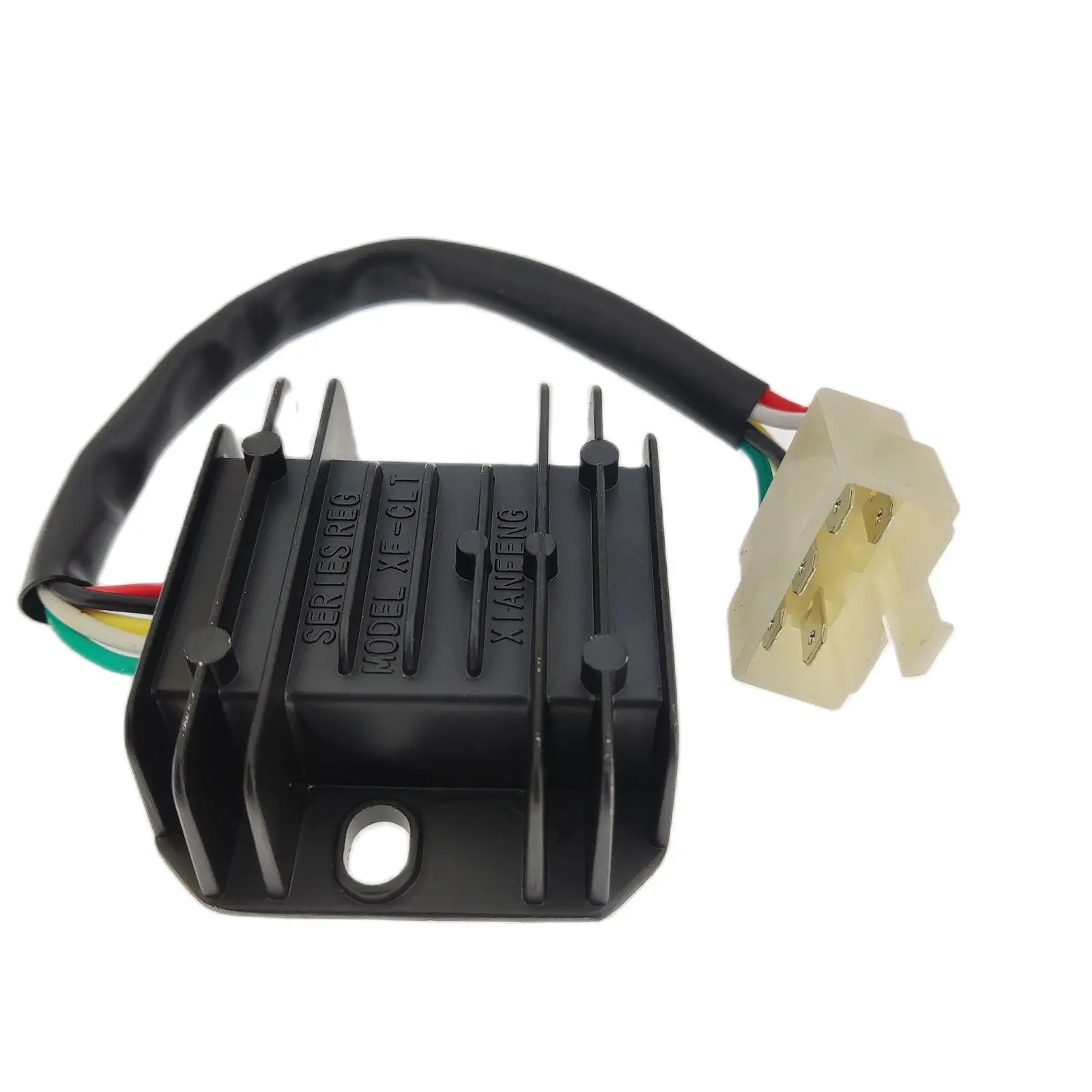 Wilebo 5 Pin Voltage Regulator Rectifier For Gy6 125Cc 150Cc 152Qmi 157Qmj Engine Scooter Atv Buggy And Karts (5 Wire, 1 Plug)