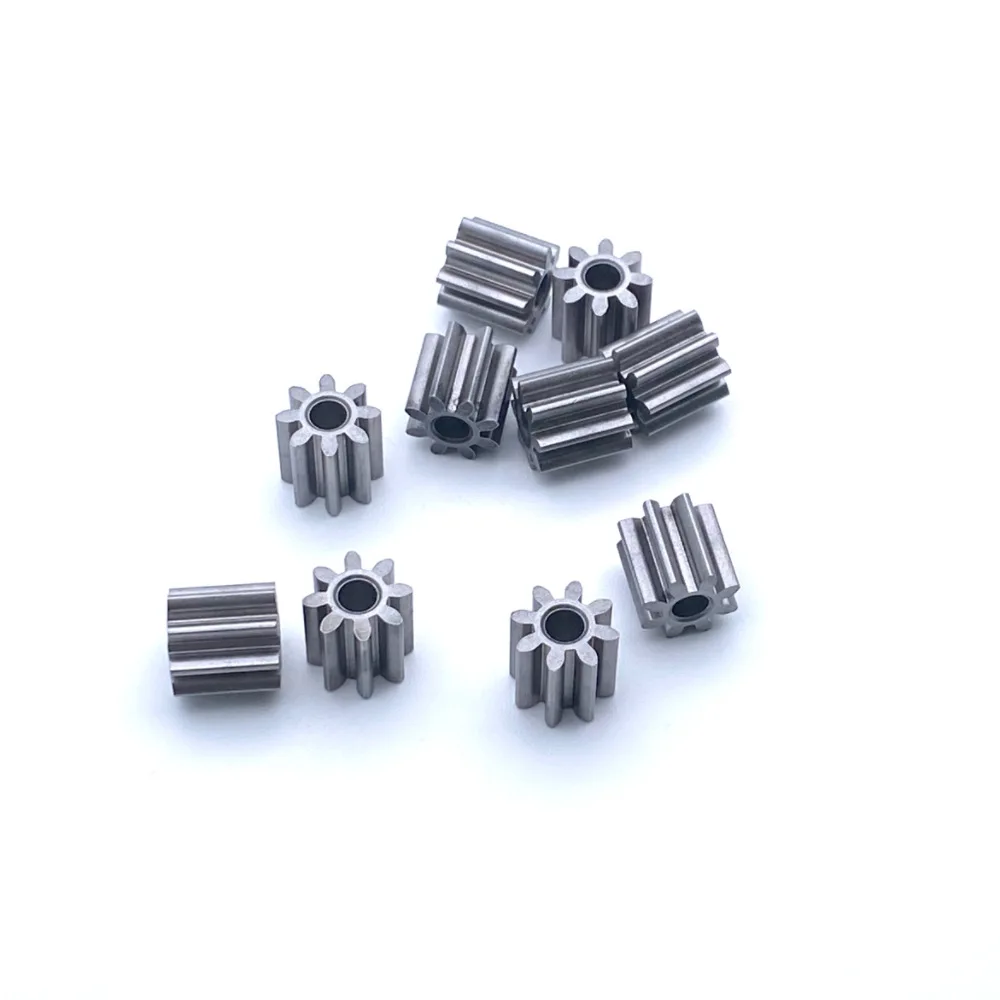 스퍼 기어 정밀 마이크로 피니언, DIY 모터 모델, 8 톱니, 1M, 8 T, 2.3mm, 3.5mm