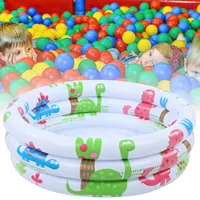 60cm/23.6in With Eco-friendly PVC Material Baby  pool Inflatable Little Pump Pool Wear-Resistant For Babies Kids Training 2