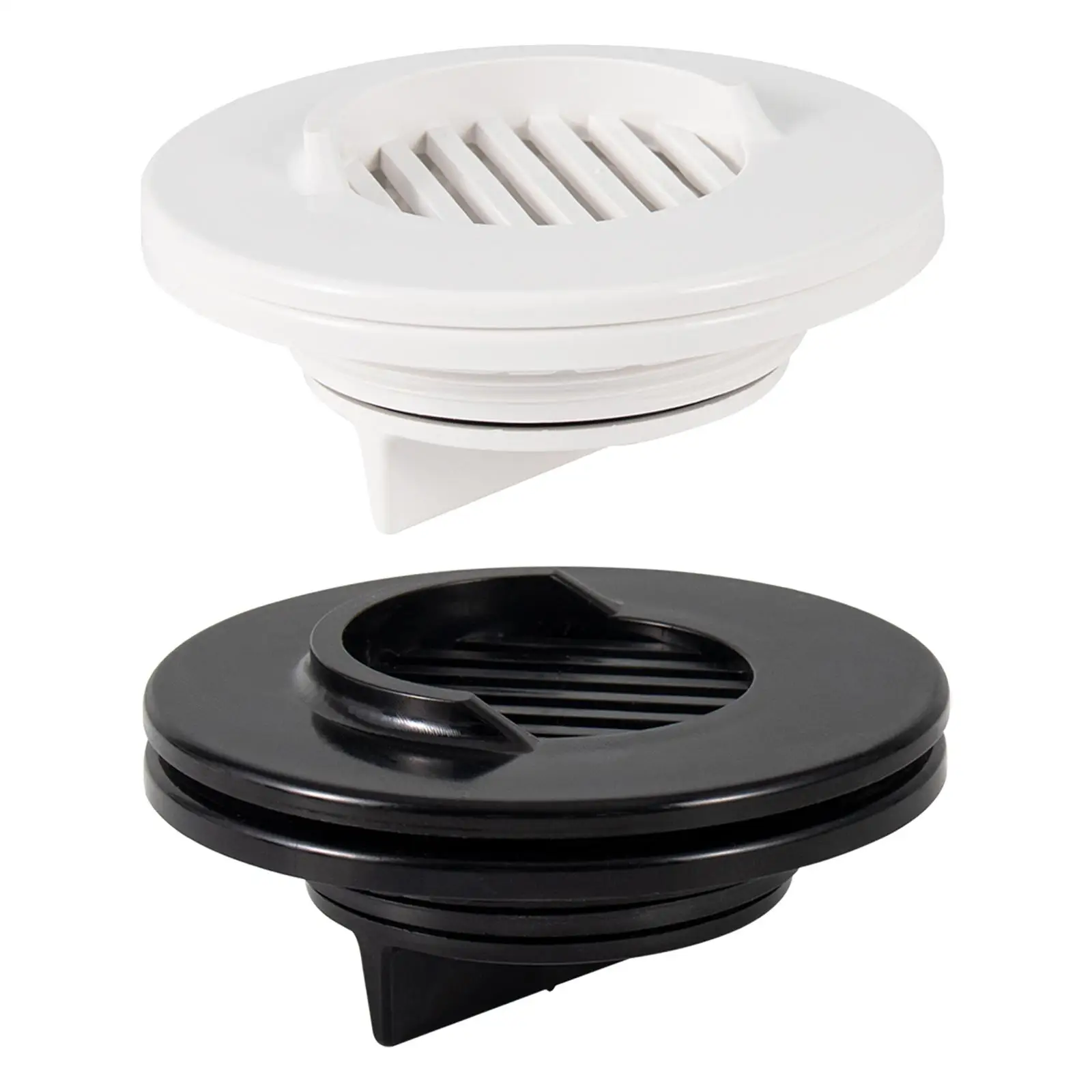 

Boat Deck Drain Scupper Valve Plug Hull Transom Hole Plug with Rubber Seal Ring Repair Parts Round Hull Fitting for Dinghy