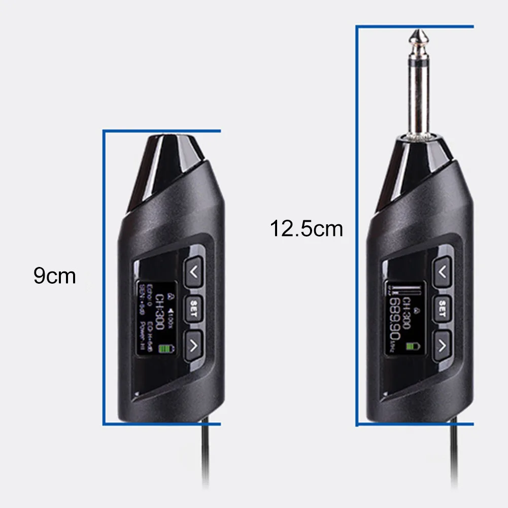 

High Frequency UHF Wireless Microphone System for Saxophone Rechargeable Lithium Battery Clear Signal Reception 9