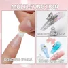 5ml Soft Nail Tips Gel For Press On False Nails Solid Sticker Adhesive Nail Gel UV Bond Rhinestone Fake Tips Extension Nail Glue 4