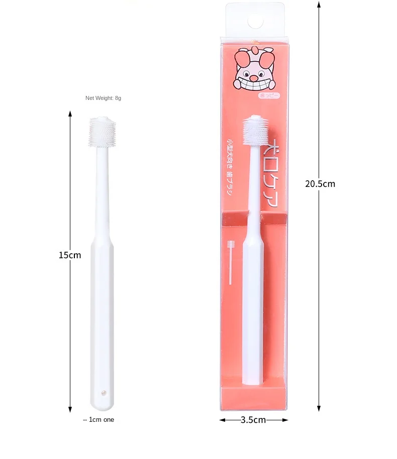 Super Soft Tooth Brush 360 ° Oral Cleaning Pet Toothbrush Remove Bad Breath Tartar Tooth Brush Dog Cat Oral Care Mouth Clean NEW