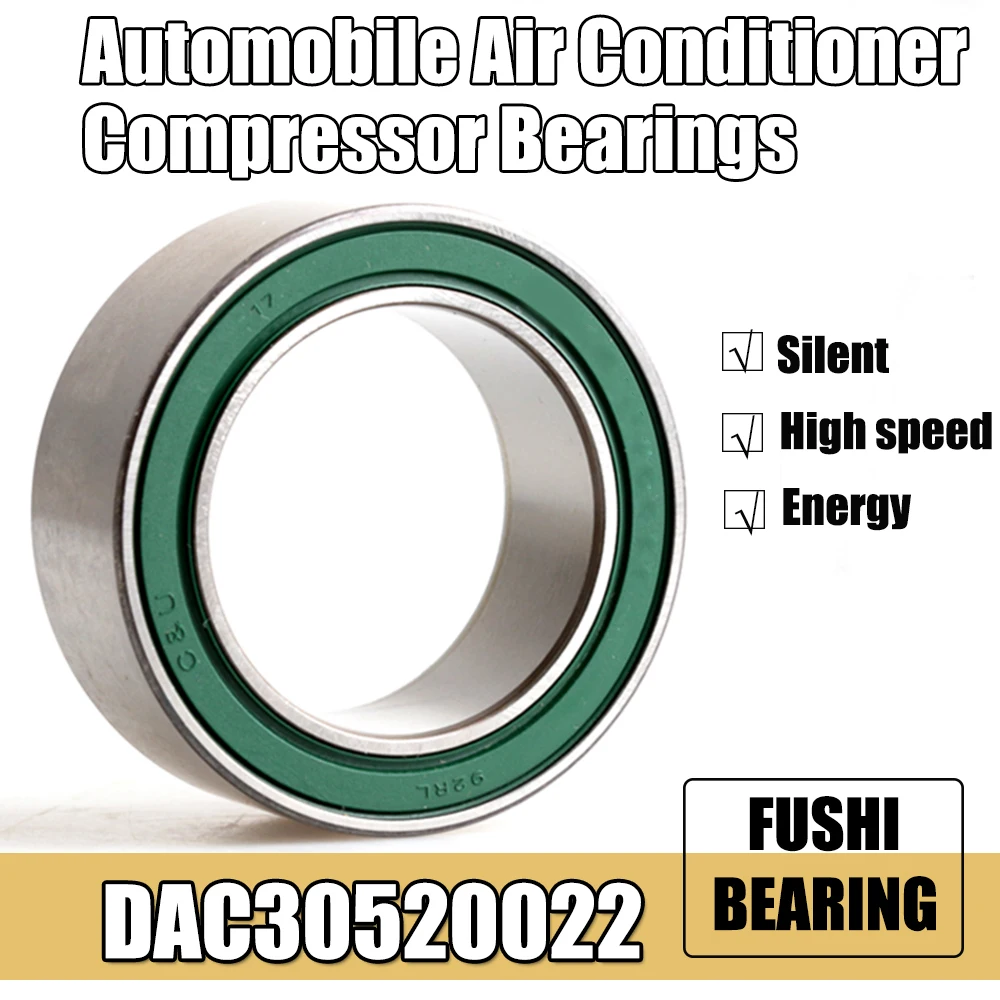 Rolamentos do Compressor do Condicionamento de ar do Carro Selados Dobro Dac305200222rz Rolamento 30x52x22 mm Abec5 Dac30520022 2rs 305222 1pc