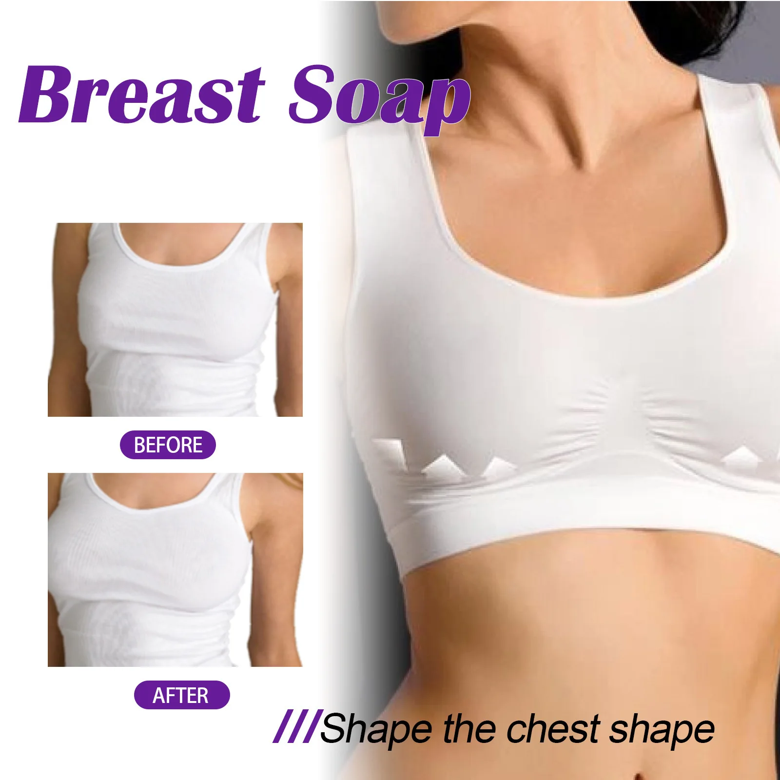 Breast Enlargement Soap Chest Enhancement Improve Sagging Promote Hormones Effective Cleaning Bigger Flat Body Treatment Product