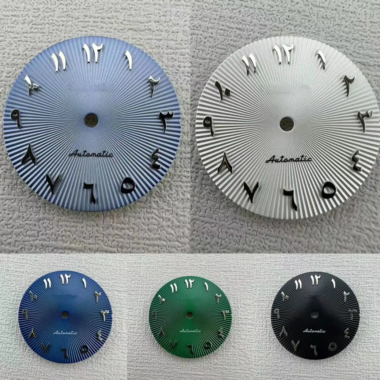 Cadran De Montre Vert Lumineux 28.5 Mm - Pour Mouvement NH35/NH36 - Neuf Avec étiquettes - Fabriqué En Chine