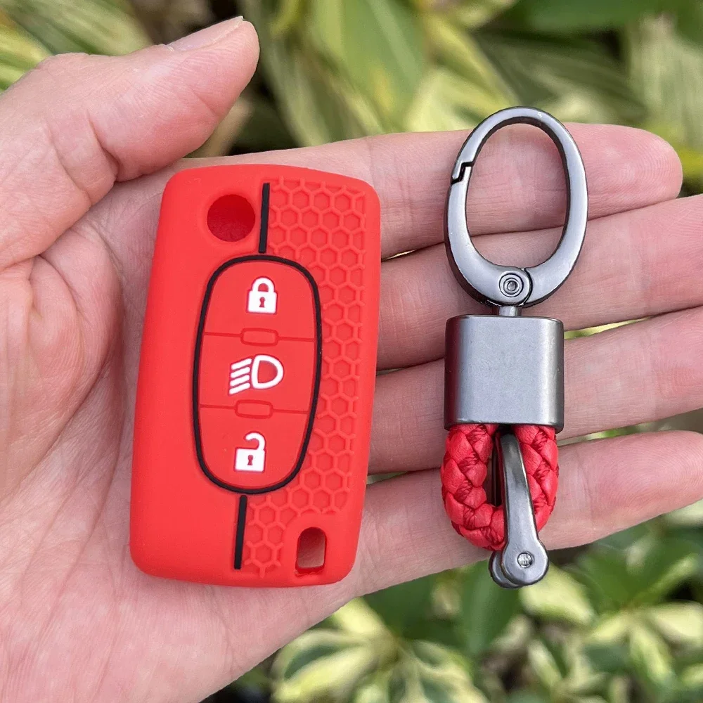 Premium Silicone Car Key Cover - Soft Remote Protector Sleeve