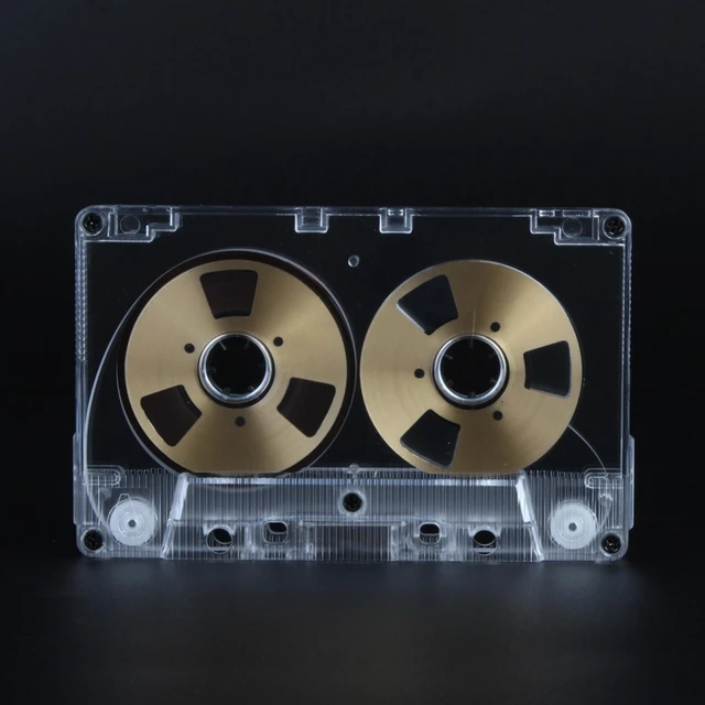 Homemade Retro Metal Reel To Reel 46 Min Blank Cassette Tape