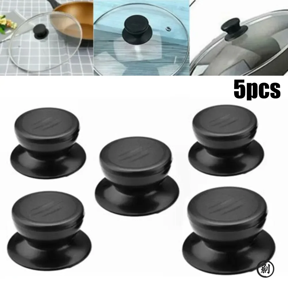 5Pcs Kitchen Pot Pan Lids Replacement Knob Lifting Handle Saucepan Lid Universal Pot Lid Handle Kitchen Cookware