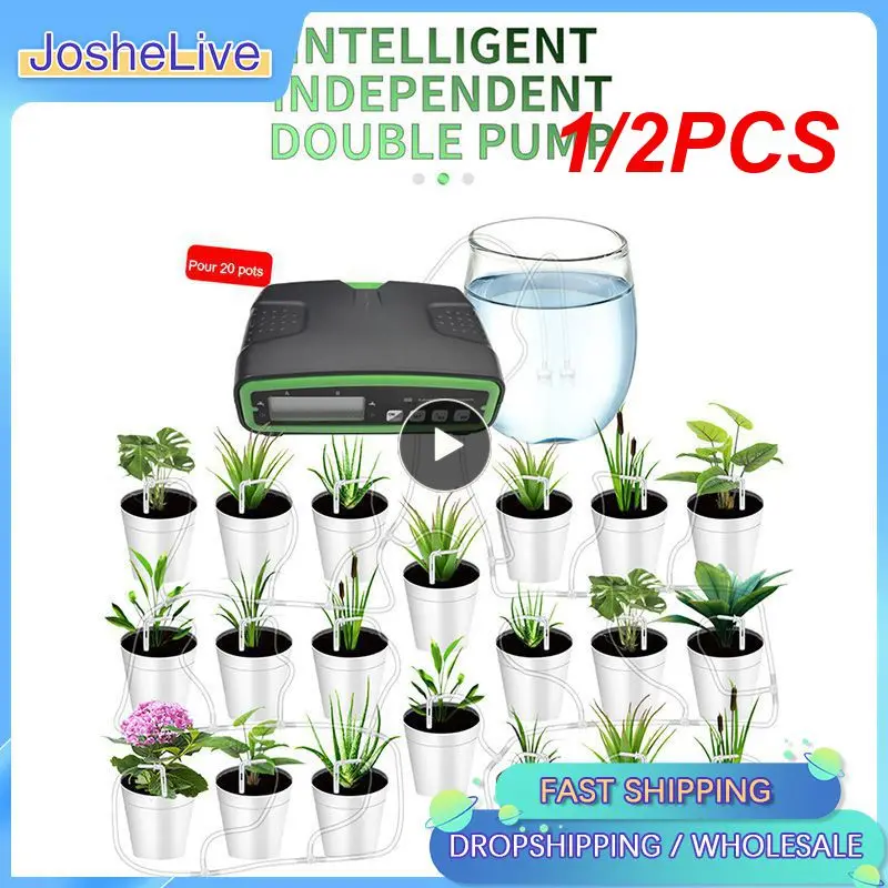 

1/2PCS Drip Irrigation System 5v Rechargeable Automatic Irrigation Controller Smart Watering Device Garden Supplies